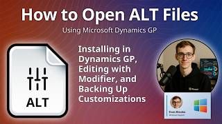 How to Open ALT Files (Dynamics GP Alternate Form)