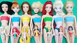 Looking for Disney Princess Dresses DIY Miniature Ideas for Barbie Wig, Dress, Faceup, and More! DIY