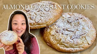 Almond Croissant Cookie Recipe Inspired By Brooki Bakehouse Not Too Sweet No Stand Mixer