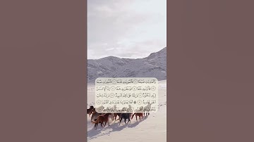 Surah Al ’Adiyat - سورة العاديات - Qari Hani ar-Rifai