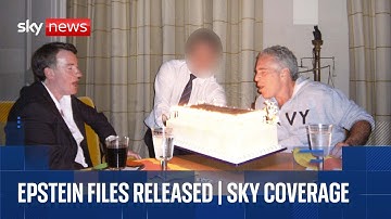 Epstein files released | Sky News coverage, reaction and analysis