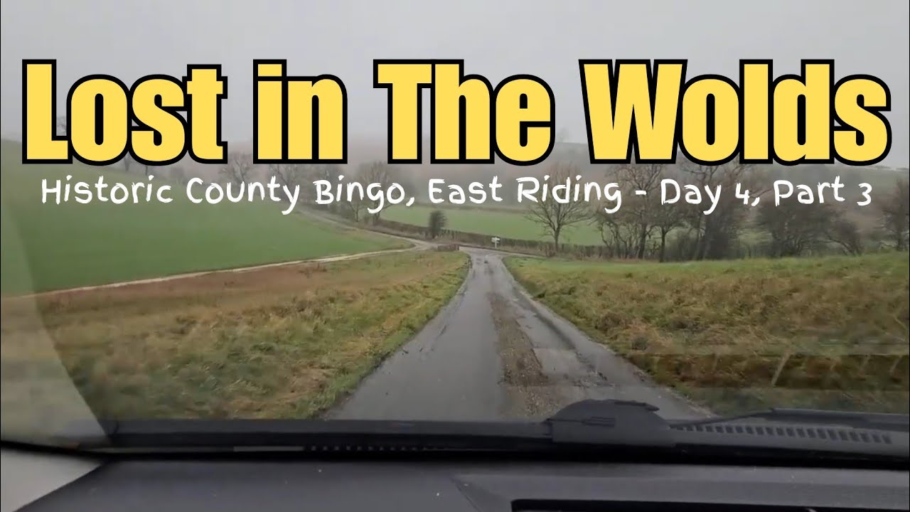 Lost in the Wolds! | Driving to Wharram Percy in the Fog | County Bingo Day 4 (Pt. 3)