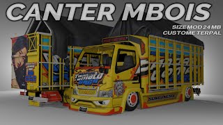 Share Mod Bussid Terbaru Canter Mbois Full Winglet | Link MediaFire No Pw