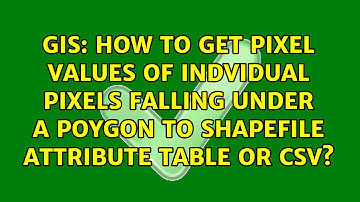 How to get pixel values of indvidual pixels falling under a poygon to shapefile attribute table