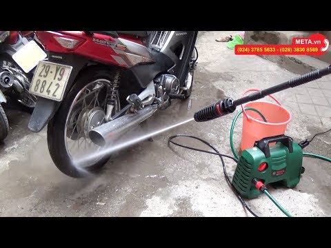 Video Review máy rửa xe Bosch Easy Aquatak 110 tự hút nước,... - youtube