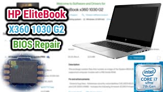 HP EliteBook X360 1030 G2 Black Screen Fix (BIOS Repair Tutorial)