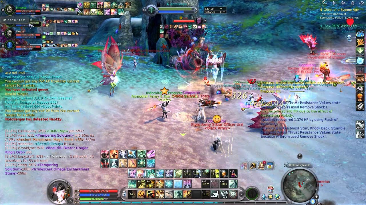 Aion PvP Chanter Support with Noto Express 4 vs 12