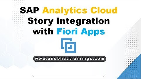 Sap Analytics Cloud Fiori App Integration | Integrated Analytics | Embedding SAP Analytics Cloud