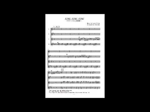 Sing,Sing,Sing (サクソフォン四重奏) - ベニーグッドマン
