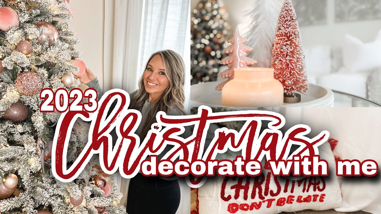 NEW 2024 CHRISTMAS DECORATE WITH ME // DECORATING FOR CHRISTMAS ...