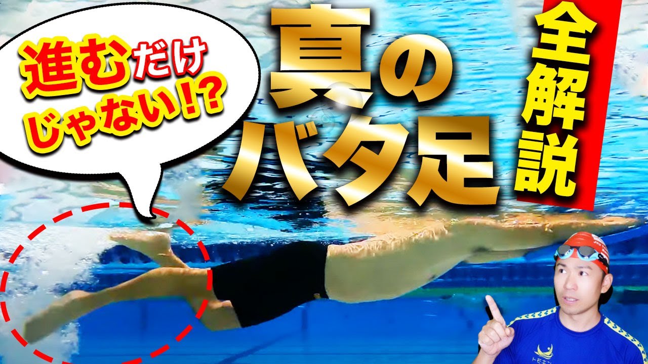 【有料級】バタ足を極めると良いことだらけ！バタ足のコツと練習法を完全解説します！