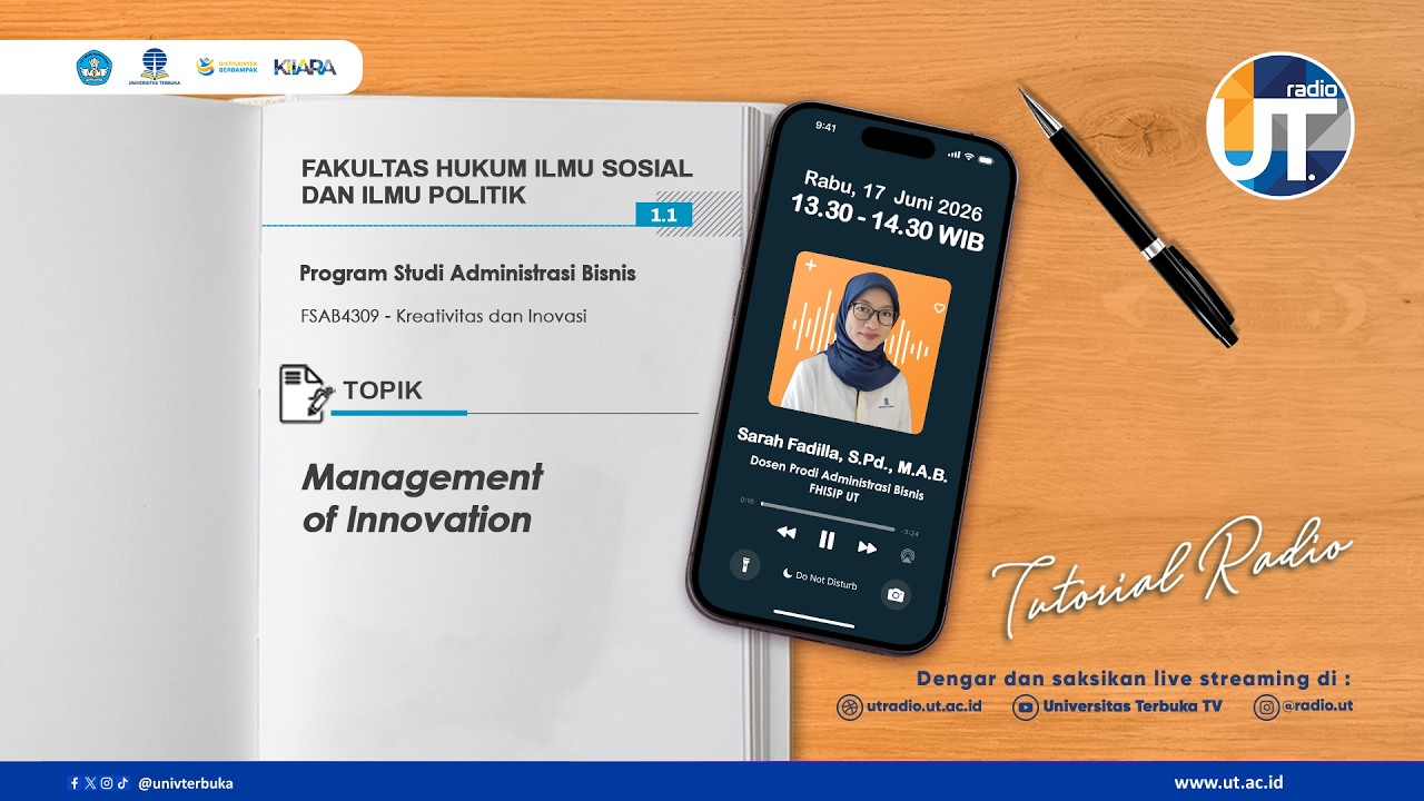 Management of Innovation ~ FSAB4309 Kreativitas dan Inovasi