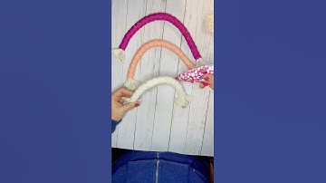 Macrame Rainbow Tutorial