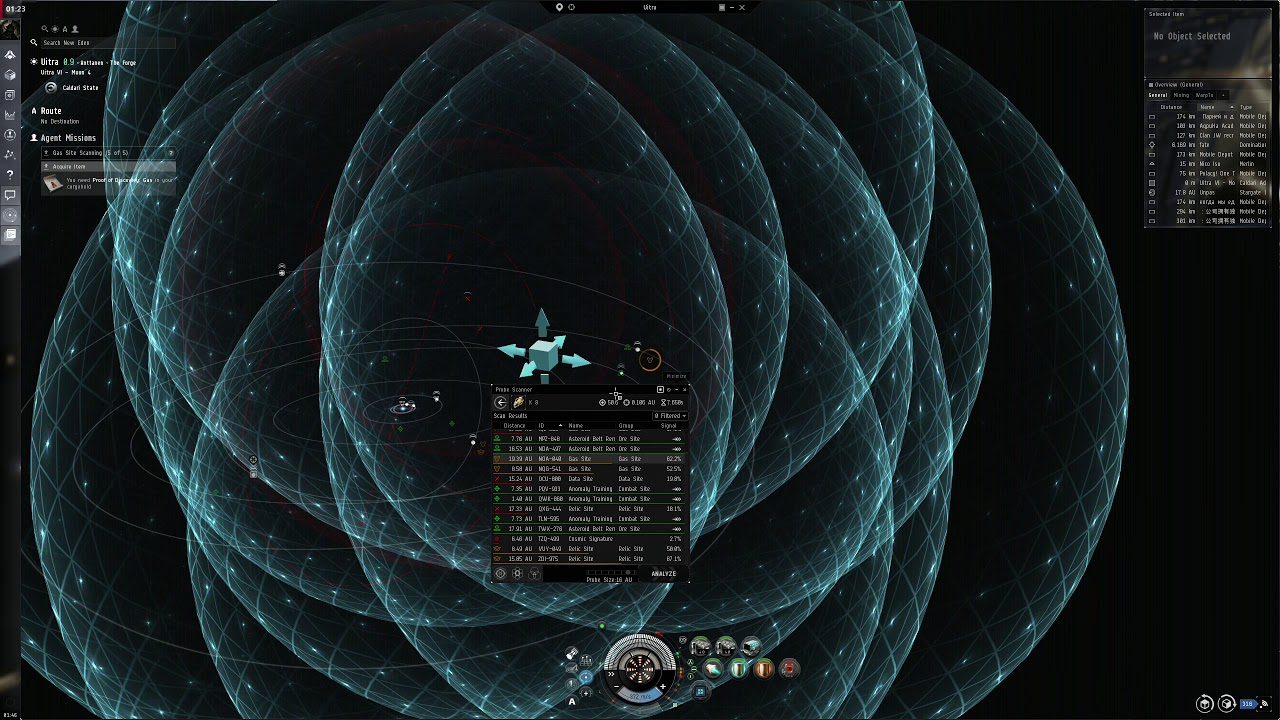 "EVE Online" Gas Site Scanning (5 of 5) [ CALDARI ] Exploration Career