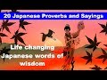 20 Japanese Proverbs and Sayings | Japanese Wisdom Quotes | Eastern Philosophy of Life and Success