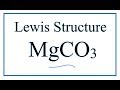 Magnesium Carbonate and Ionic Bonds