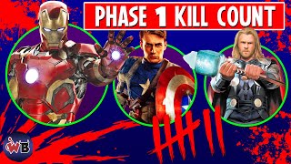 Marvel Cinematic Universe: Phase One KILL COUNT ☠