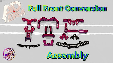 Team AD X-series AD-XF front Conversion assembly for the Yokomo RD 2.0