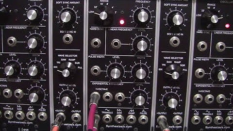 How to patch Analog Modular Synthesizers - Sound of the Sea 1