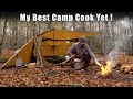 Solo Hot Tent Camp - Dutch Oven Beef Wellington