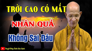 Luật Nhân Quả không chừa một ai , Ở Đời Đừng Gieo Nhân Xấu Mà Khổ  _ HT Thích Giác Hạnh mới 2024
