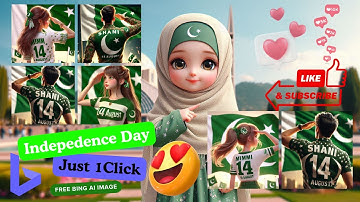 How to Create 14 Aug Boys & Girls Ai Name images I Viral 14 August Images Bing Image Tutorial #video