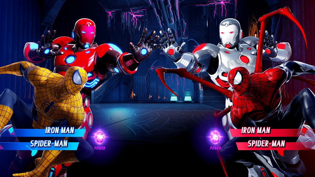 Iron Man & Yellow Spiderman vs Iron Man & Spiderman (Very Hard