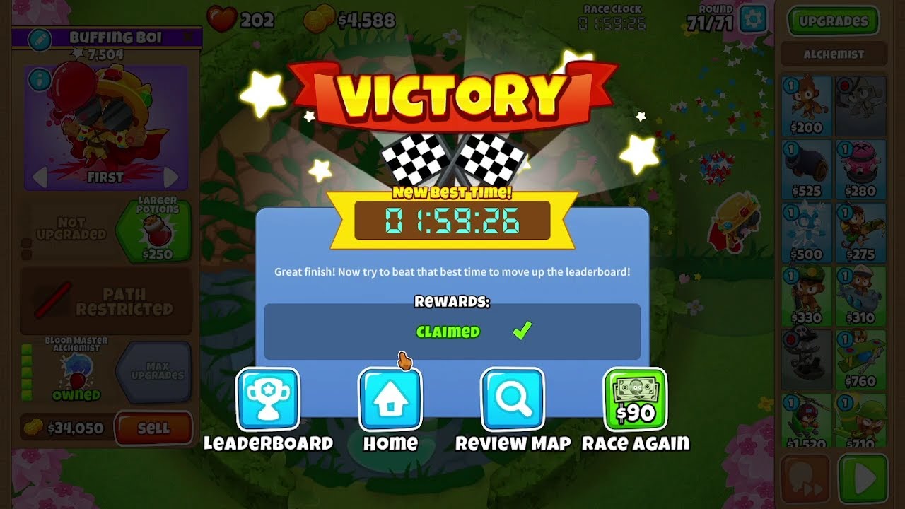 BTD6 Race | 5 Overclock 5 | 1:59.26 - YouTube