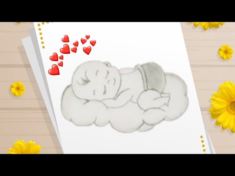 Video: Cómo Dibujar Un Cartel De Bebé