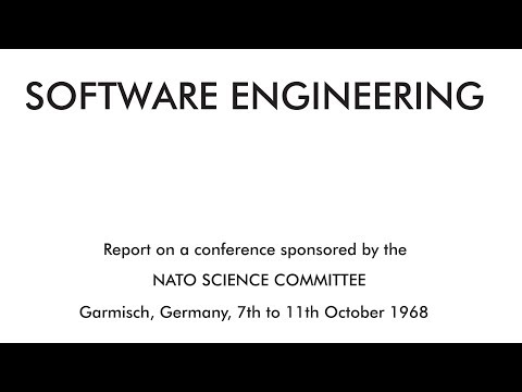 The founding document of software engineering: NATO 1968 Conference