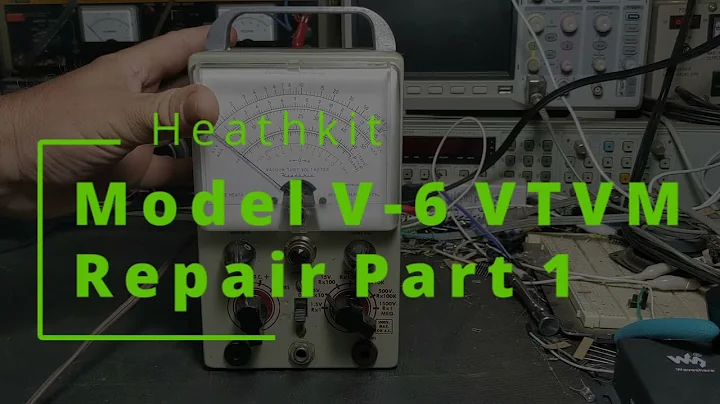 Heathkit V-6 VTVM Repair Part 1