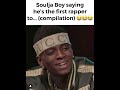 Soulja Boy claiming he&rsquo;s the first rapper to do stuff (Hilarious)