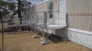 ADA aluminum ramp installation from H & H Development, Inc.