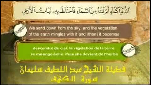 سورة الكهف فضيلة الشيخ عبد اللطيف سليمان