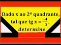 DADO TAG(X) = -4/3, TAL QUE X PERTENÇA AO 2º QUADRANTE, ENCONTRE AS OUTRAS FUNÇÕES CIRCULARES... Mp3 Song