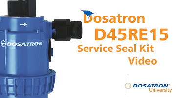 Dosatron D45RE15 Complete Seal Kit Video