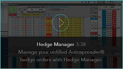 Hedge Manager | TT® Futures Trading Platform