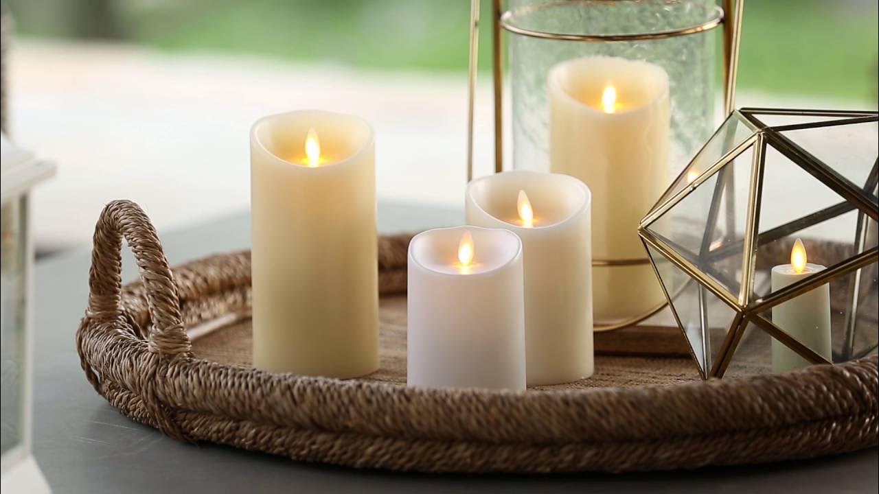 Using your Luminara Outdoor Candles YouTube