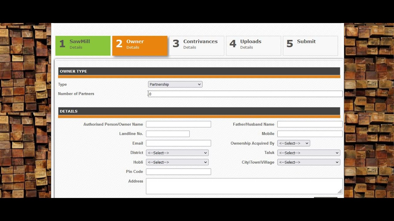 Sawmill Management System. Karnataka Forest Department