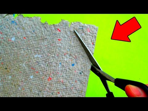 Видео: Как делают бумагу для оригами?