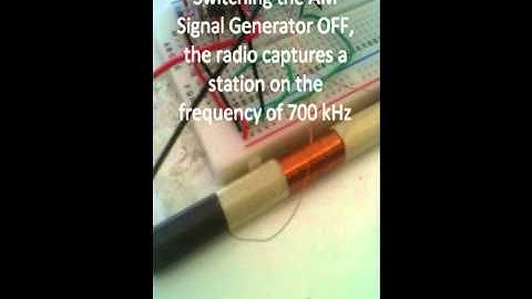 Testing AM Radio using a Signal Generator at 700 kHz - University of Brighton
