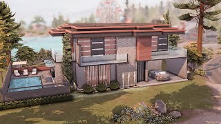 COPPERDALE MODERN HOUSE  The Sims 4 Speed Build | No CC