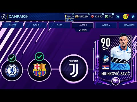 How to beat Juventus in Master Campaign- Toughest Gameplay ( 0-3 , No extra time ) fifa Mobile 19