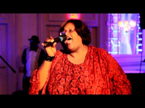 Jayme L. Bradford performs live at the President's...