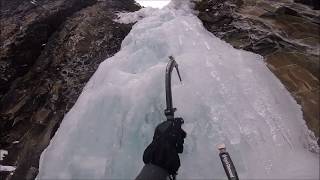 First Person Ice Climbing: 'The Elevator Shaft' (WI4), Hyalite Canyon, SW Montana