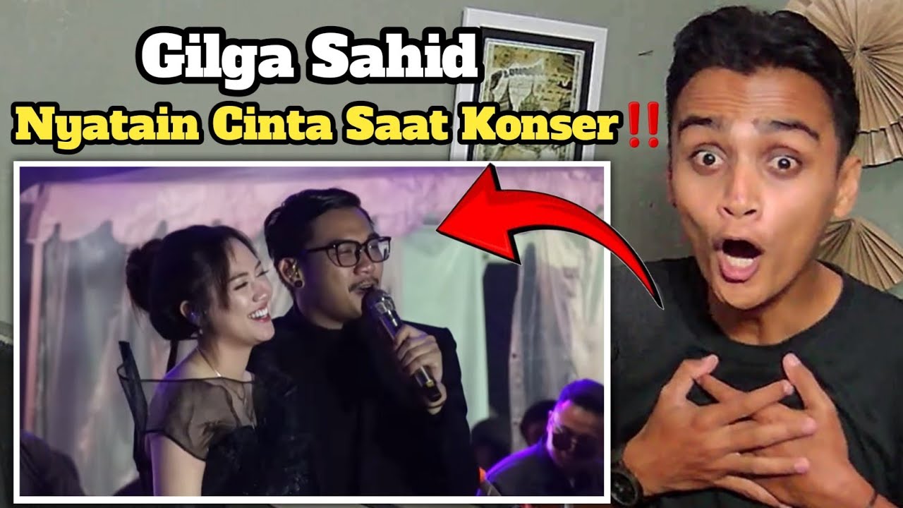 GILGA SAHID NYATAIN CINTA KE HAPPY ASMARA SAAT KONSER