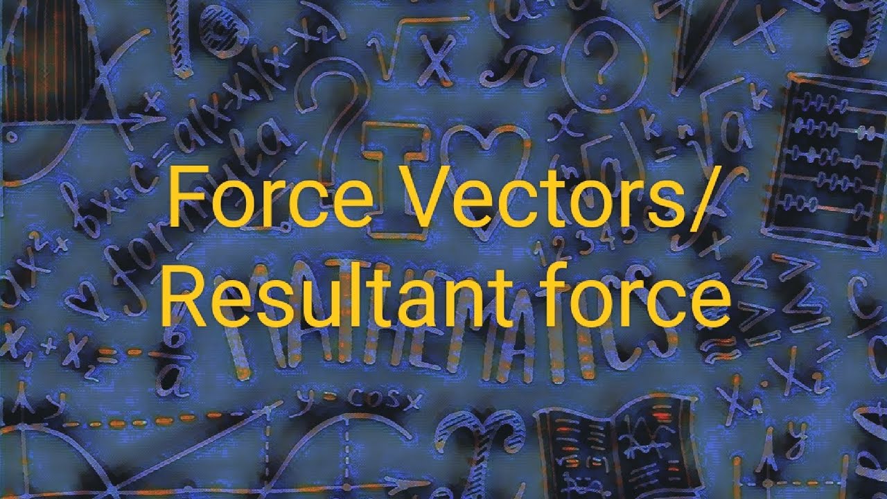 Force vector solving for resultant force and angle theta(tagalog)