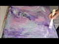 Acrylmalen - Einfaches Acrylbild in sanften Farben -Easy painting with soft colors - V72