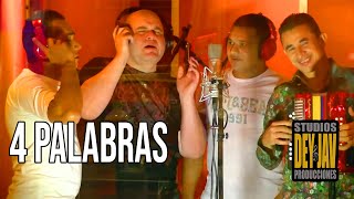 CUATRO PALABRAS - GUARDIANES DEL AMOR FEAT LOS AMANTES DEL VALLENATO - Video Oficial chords