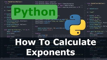 Python - How To Calculate Exponents